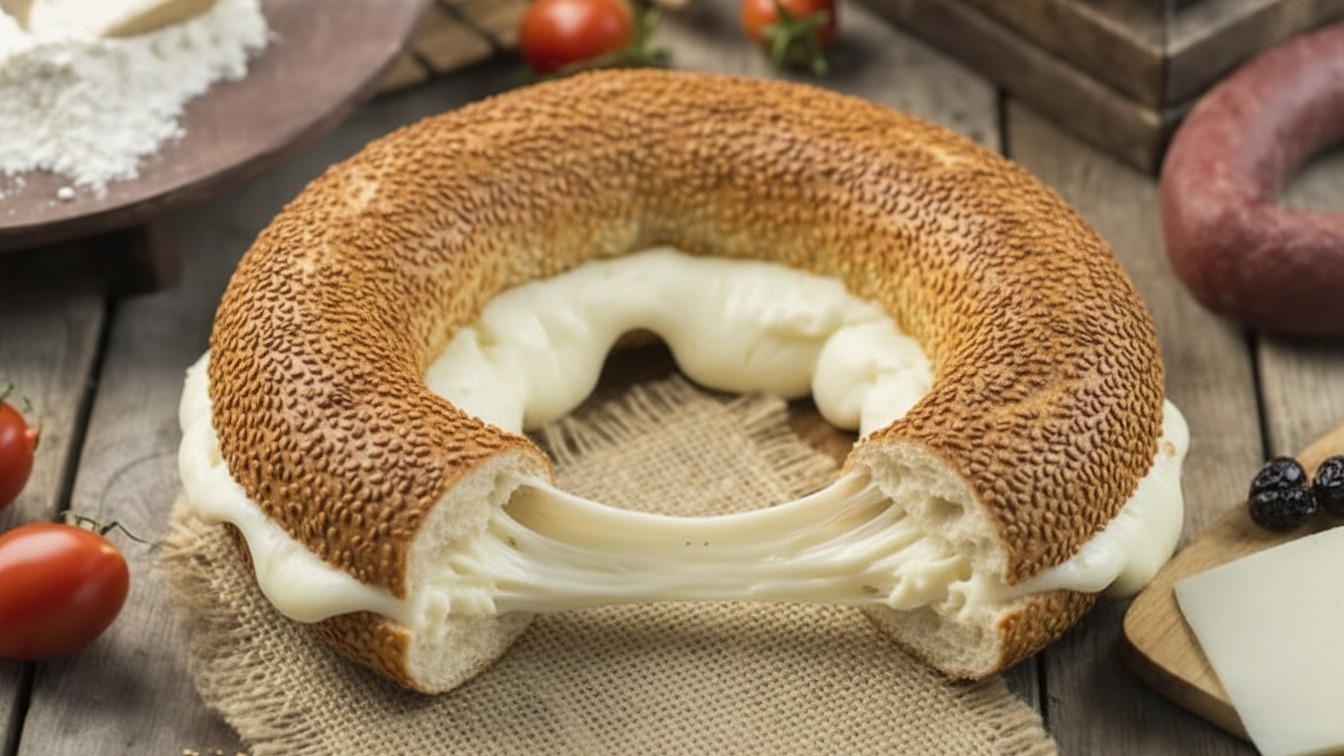 Simit Ekmek Kaşarlı